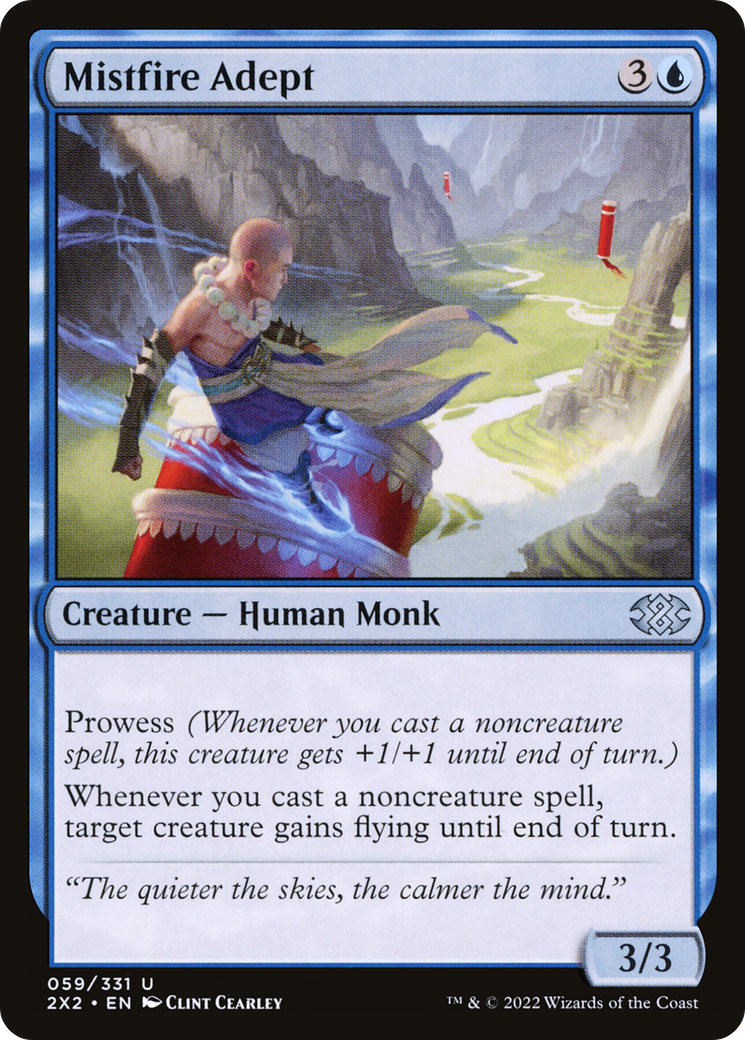 Mistfire Adept (2X2-059) [Double Masters 2022]