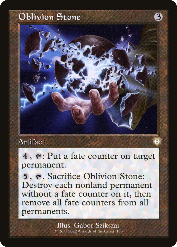 Oblivion Stone (Retro Frame) (BRC-153) [The Brothers' War Commander]