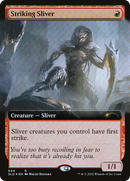 Striking Sliver (Extended Art) (SLD-644) [Secret Lair Drop] Foil