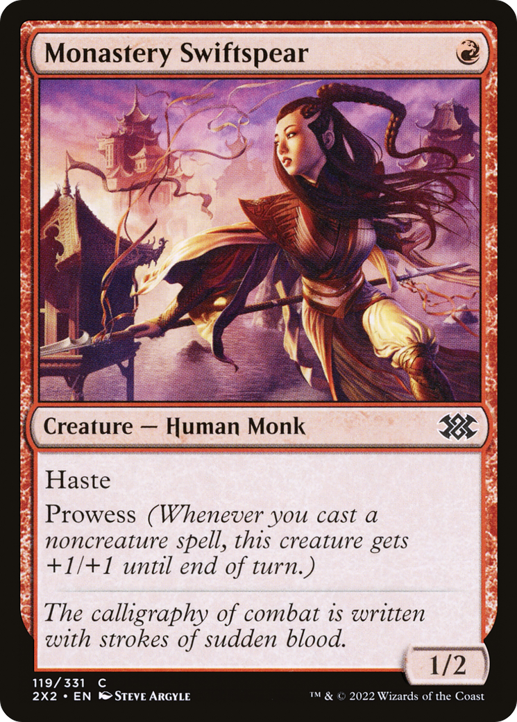 Monastery Swiftspear (2X2-119) [Double Masters 2022]