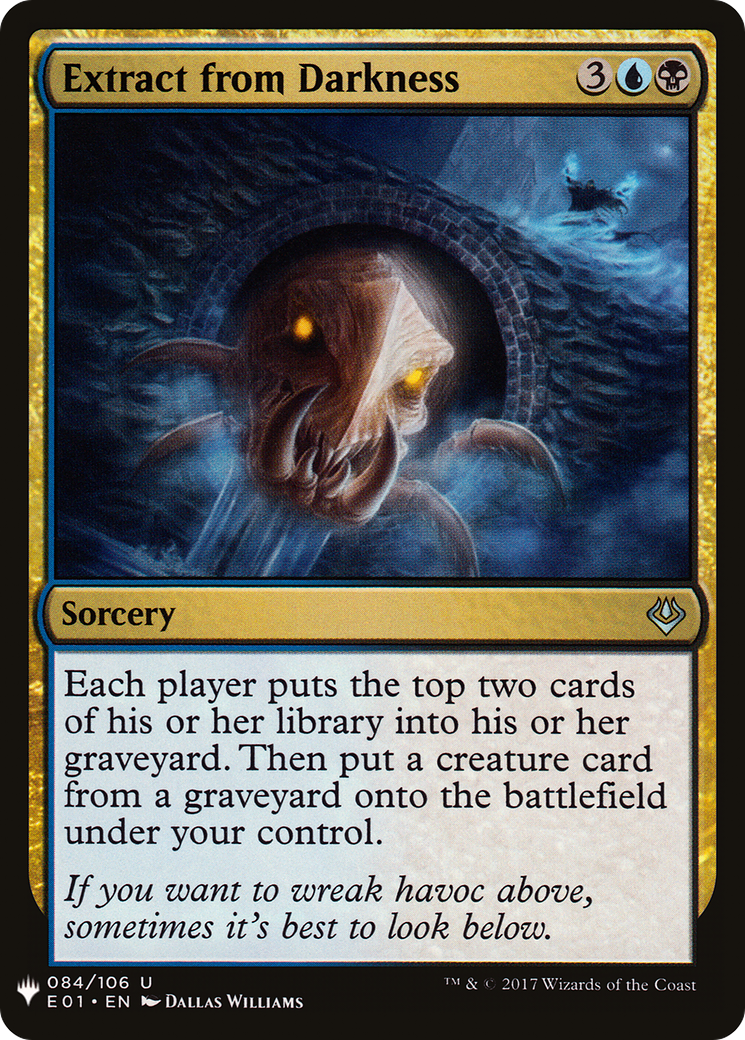 Extract from Darkness (LIST-E01-84) [The List]