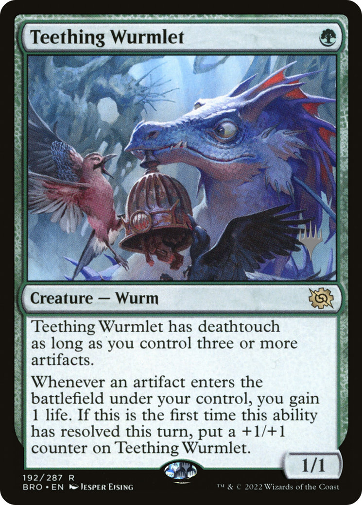 Teething Wurmlet (PPBRO-192P) [The Brothers' War Promos]