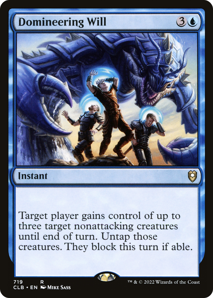 Domineering Will (CLB-719) [Commander Legends: Battle for Baldur's Gate]