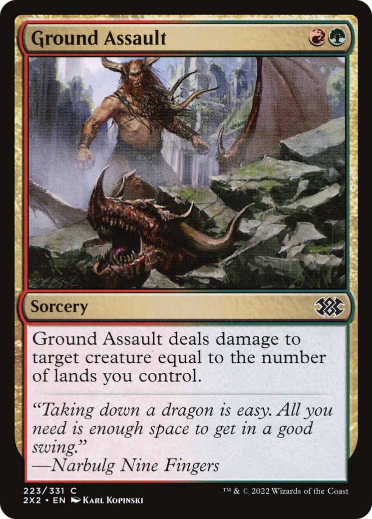 Ground Assault (2X2-223) [Double Masters 2022]