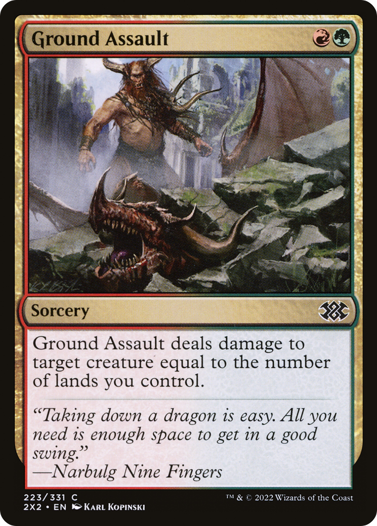 Ground Assault (2X2-223) [Double Masters 2022]