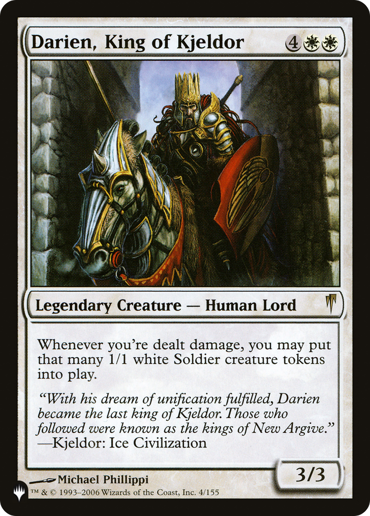 Darien, King of Kjeldor (LIST-CSP-4) [The List]