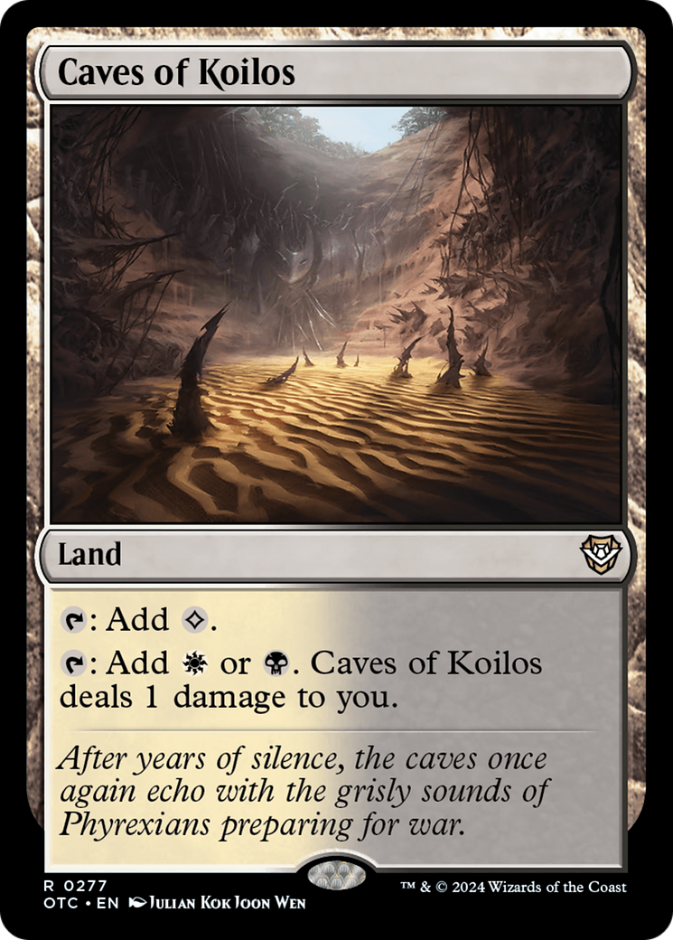 Caves of Koilos (OTC-277) [Outlaws of Thunder Junction Commander]