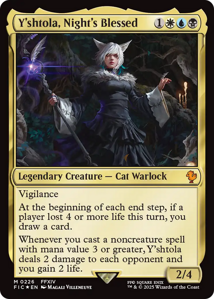 Y'shtola, Night's Blessed (Surge Foil) (FIC-226) [Commander: FINAL FANTASY] Foil