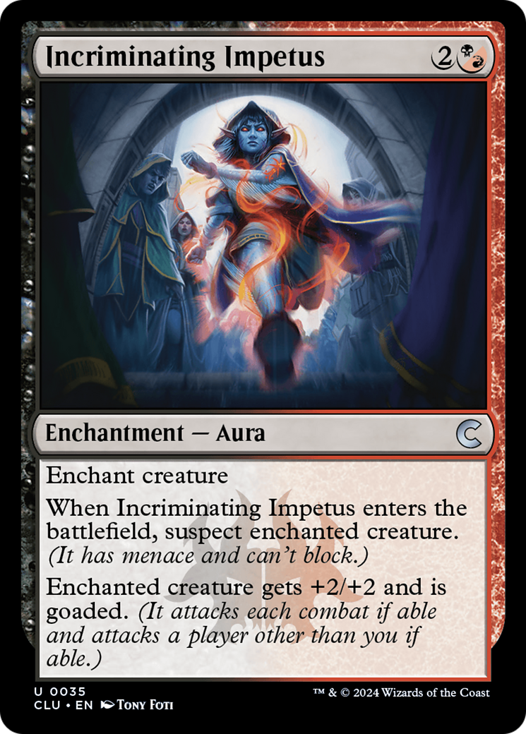Incriminating Impetus (CLU-035) [Ravnica: Clue Edition]