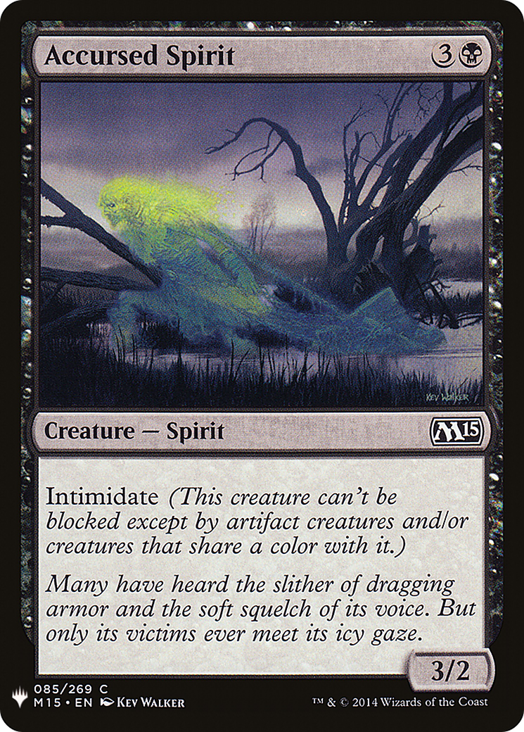Accursed Spirit (LIST-M15-85) [The List]