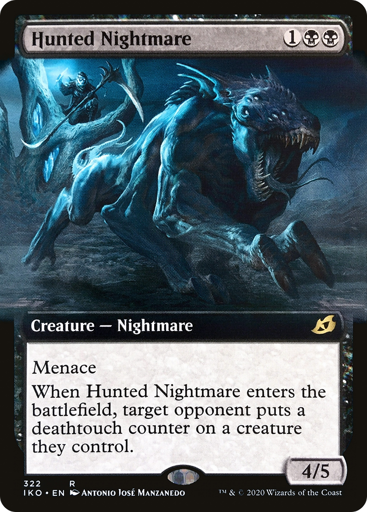 Hunted Nightmare (Extended Art) (IKO-322) [Ikoria: Lair of Behemoths]