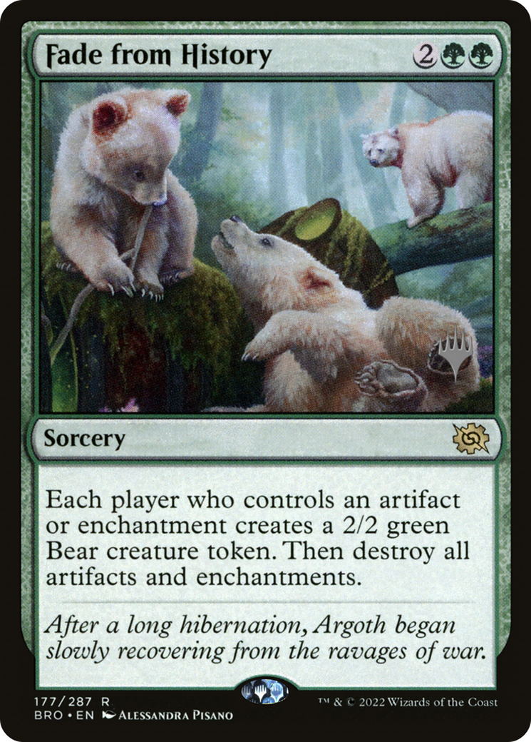 Fade from History (PPBRO-177) [Promo Pack: The Brothers' War Promos]