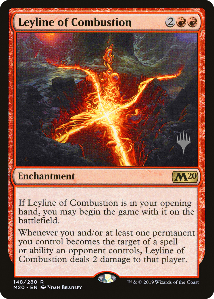 Leyline of Combustion (PPM20-148P) [Core Set 2020 Promos]
