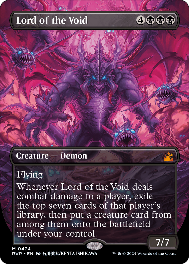Lord of the Void (RVR-424) [Ravnica Remastered] (Borderless) Foil