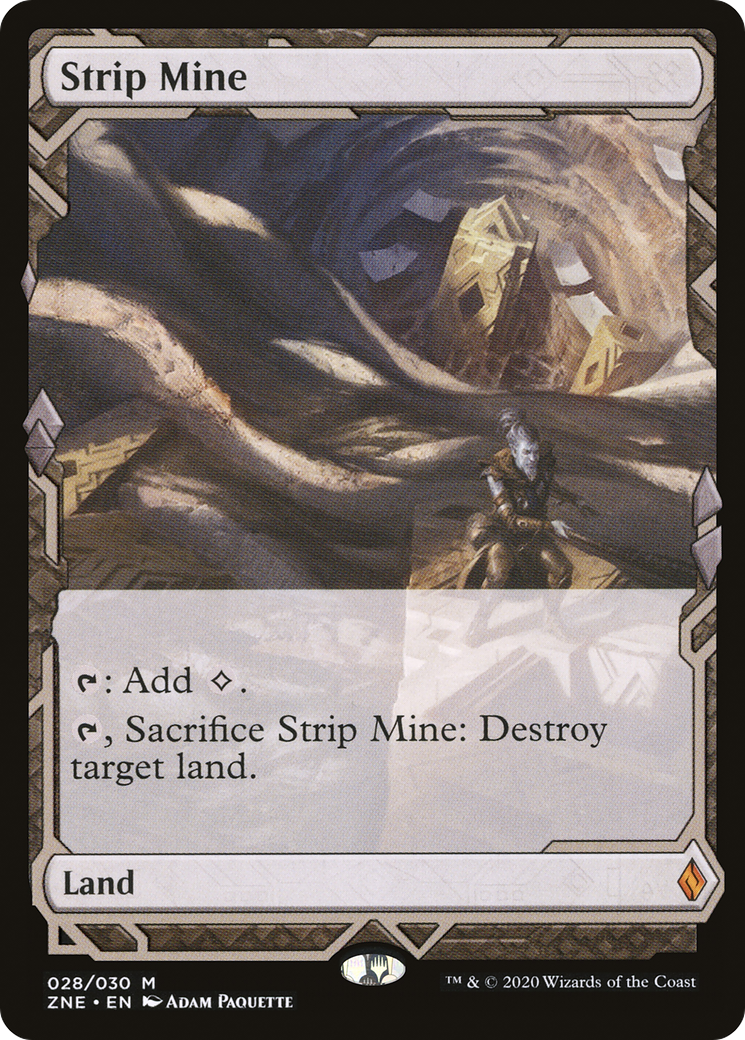 Strip Mine (ZNE-028) [Zendikar Rising Expeditions] Foil