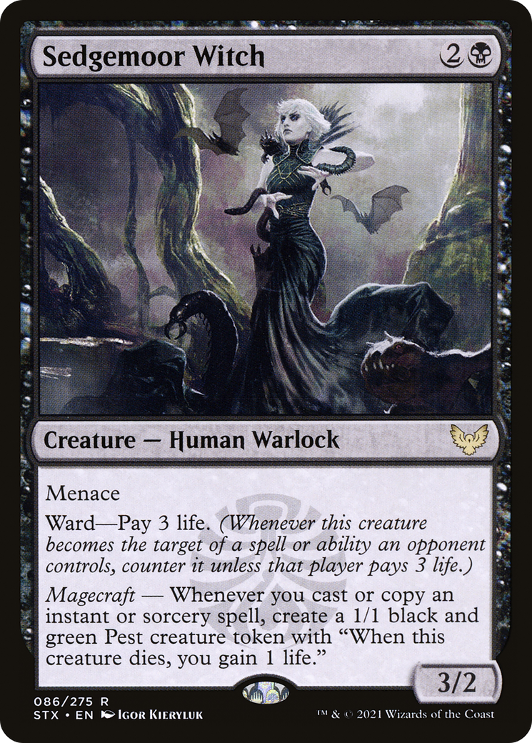 Sedgemoor Witch (STX-086) [Strixhaven: School of Mages] Foil