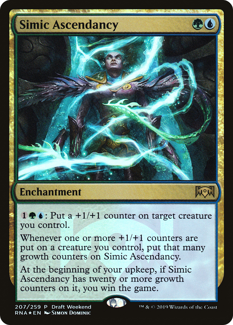 Simic Ascendancy (LARP-207) [Ravnica Allegiance Promos] Foil