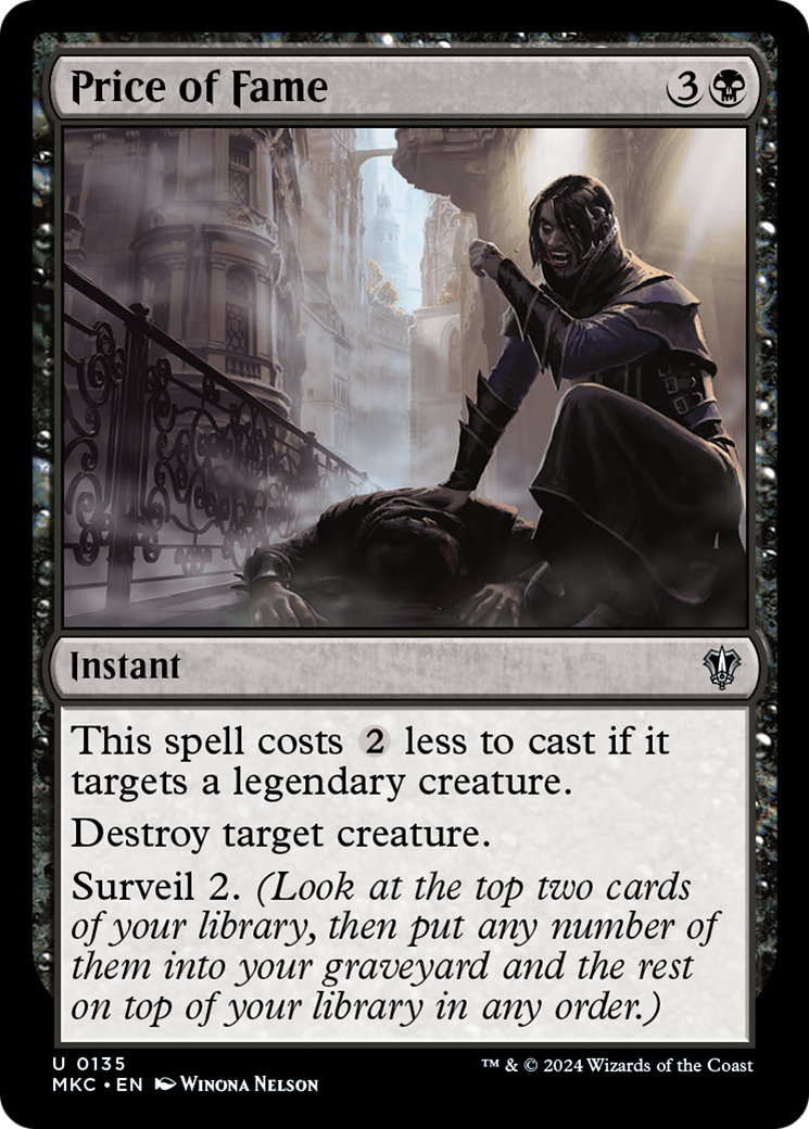 Price of Fame (MKC-135) [Murders at Karlov Manor Commander]