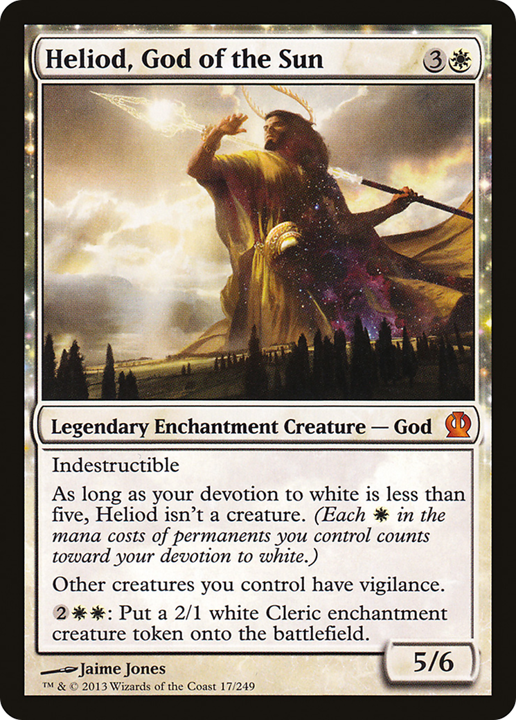 Heliod, God of the Sun (THS-017) [Theros]: (enchantment)
