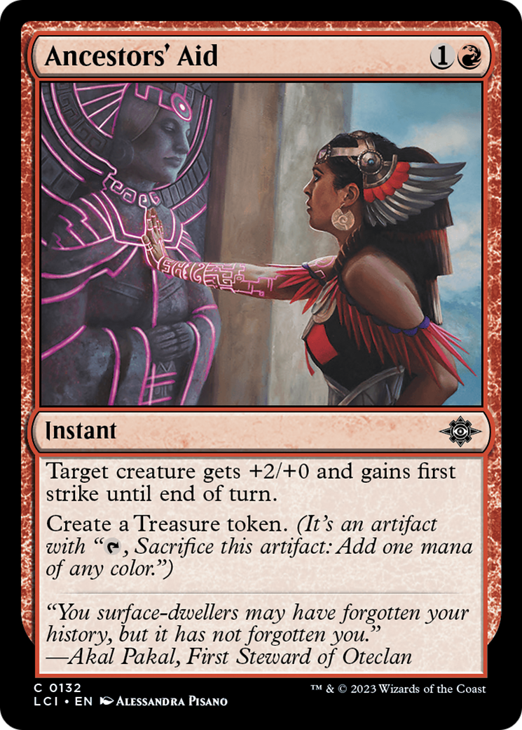 Ancestors' Aid (LCI-132) [The Lost Caverns of Ixalan] Foil