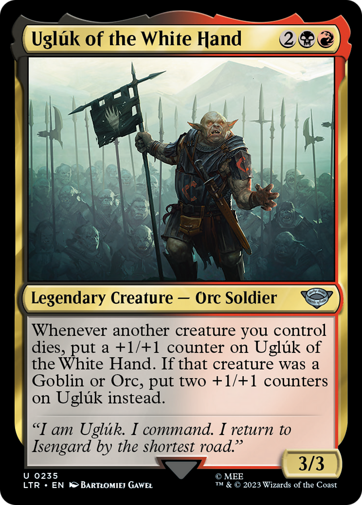 Uglúk of the White Hand (LTR-235) [The Lord of the Rings: Tales of Middle-earth] Foil