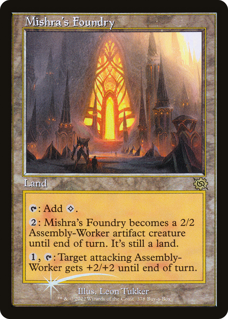 Mishra's Foundry (BABP-378) [The Brothers' War] Foil