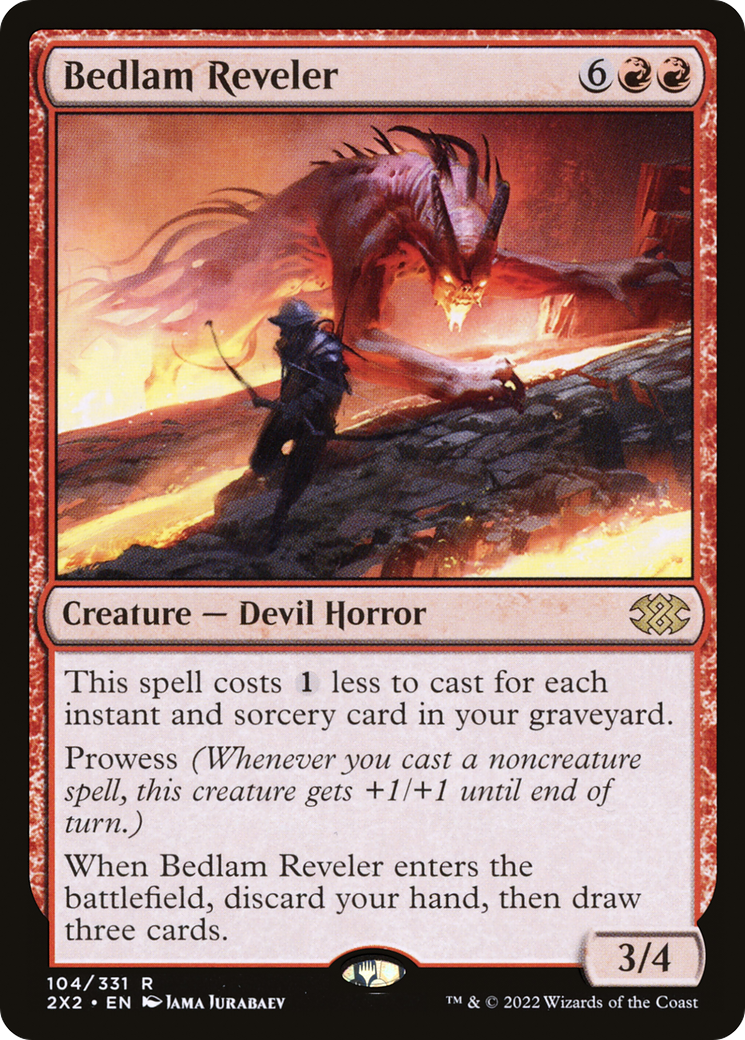 Bedlam Reveler (2X2-104) [Double Masters 2022]