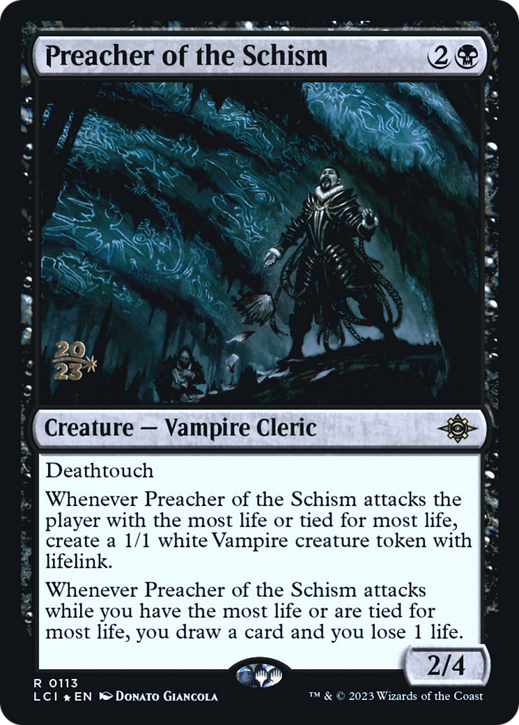 Preacher of the Schism (PRE-113S) [The Lost Caverns of Ixalan Promos] Foil