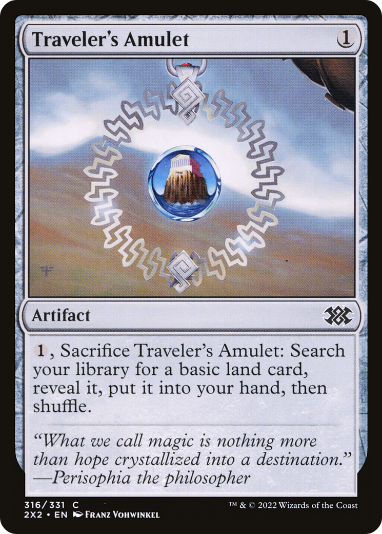 Traveler's Amulet (2X2-316) [Double Masters 2022] Foil