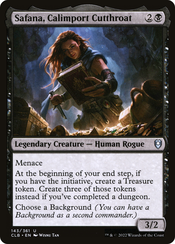 Safana, Calimport Cutthroat (CLB-143) [Commander Legends: Battle for Baldur's Gate]