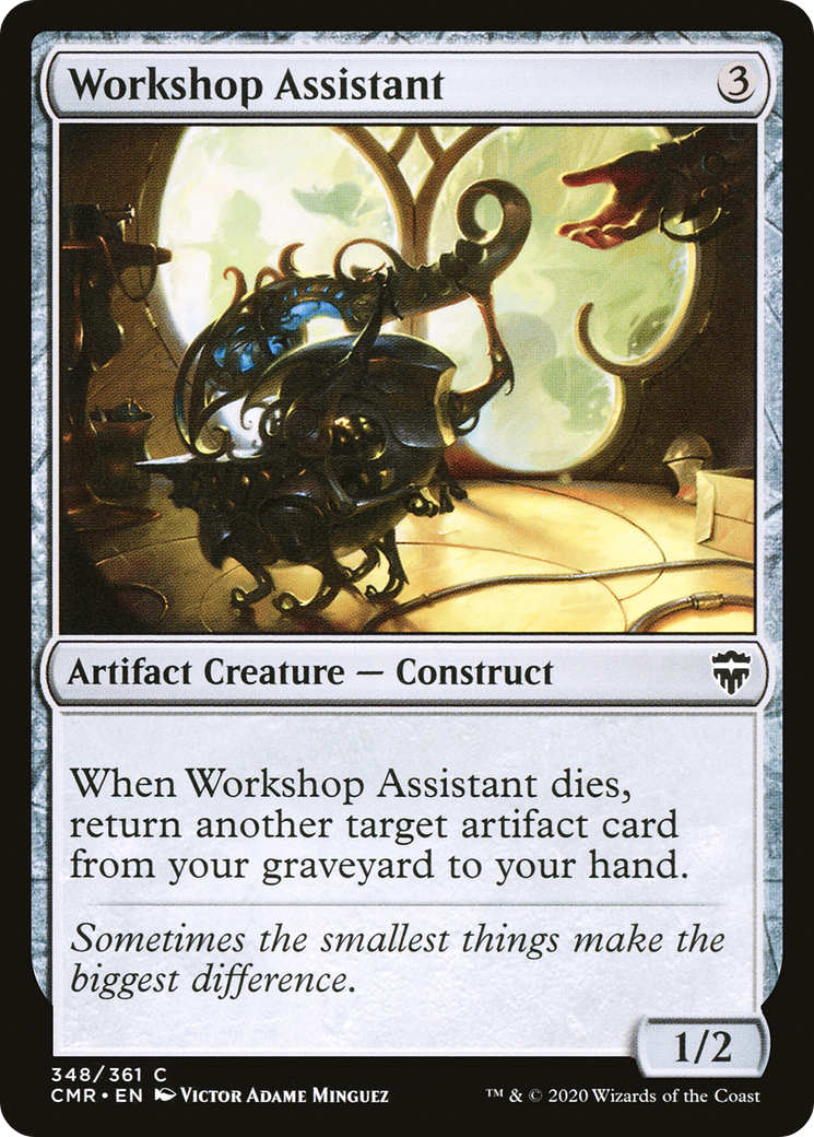 Workshop Assistant (CMR-348) [Commander Legends] Foil