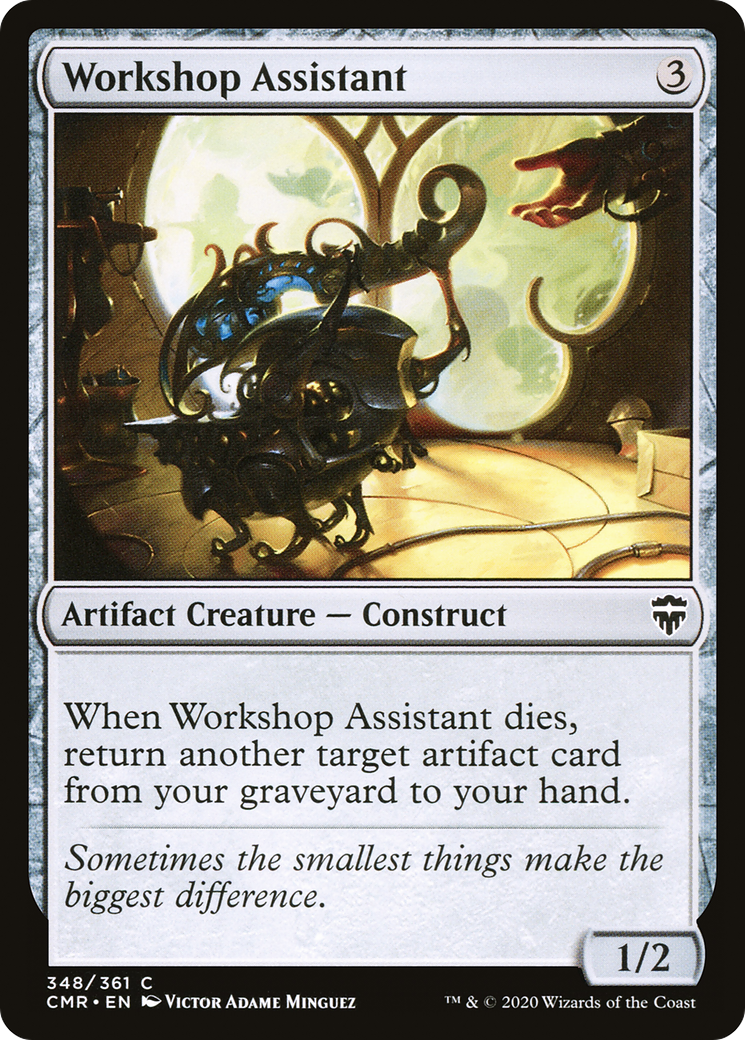 Workshop Assistant (CMR-348) [Commander Legends] Foil