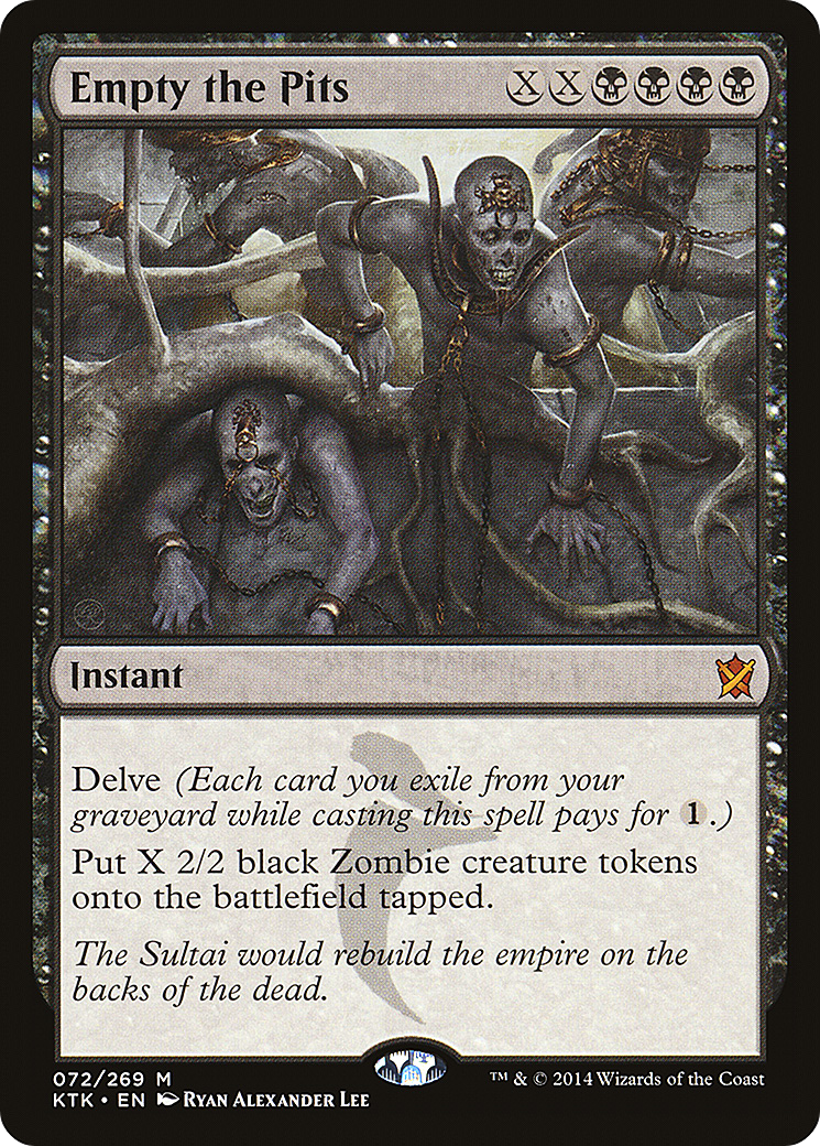 Empty the Pits (KTK-072) [Khans of Tarkir]