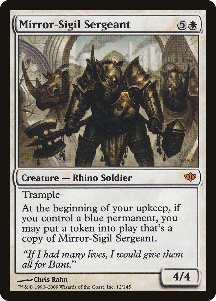 Mirror-Sigil Sergeant (CON-012) [Conflux] Foil