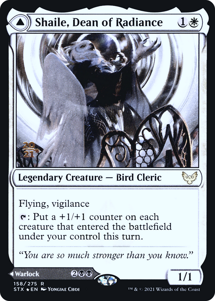 Shaile, Dean of Radiance // Embrose, Dean of Shadow (PRE-158S) [Strixhaven: School of Mages Promos] Foil