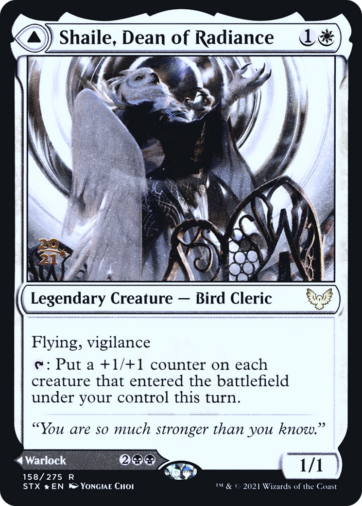 Shaile, Dean of Radiance (PRE-158S) [Strixhaven: School of Mages Promos] Foil