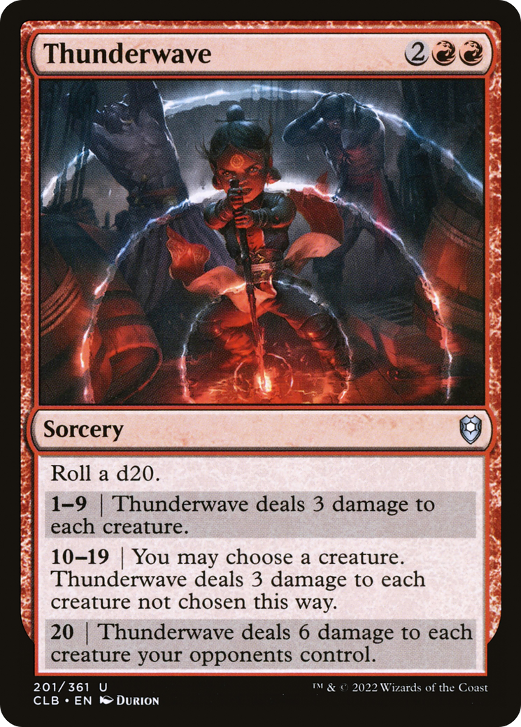 Thunderwave (CLB-201) [Commander Legends: Battle for Baldur's Gate]