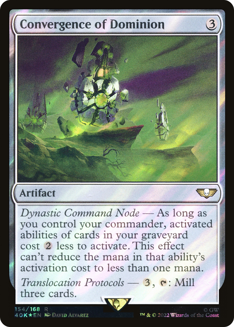 Convergence of Dominion (Surge Foil) (40K-154) [Warhammer 40,000 Commander] Foil
