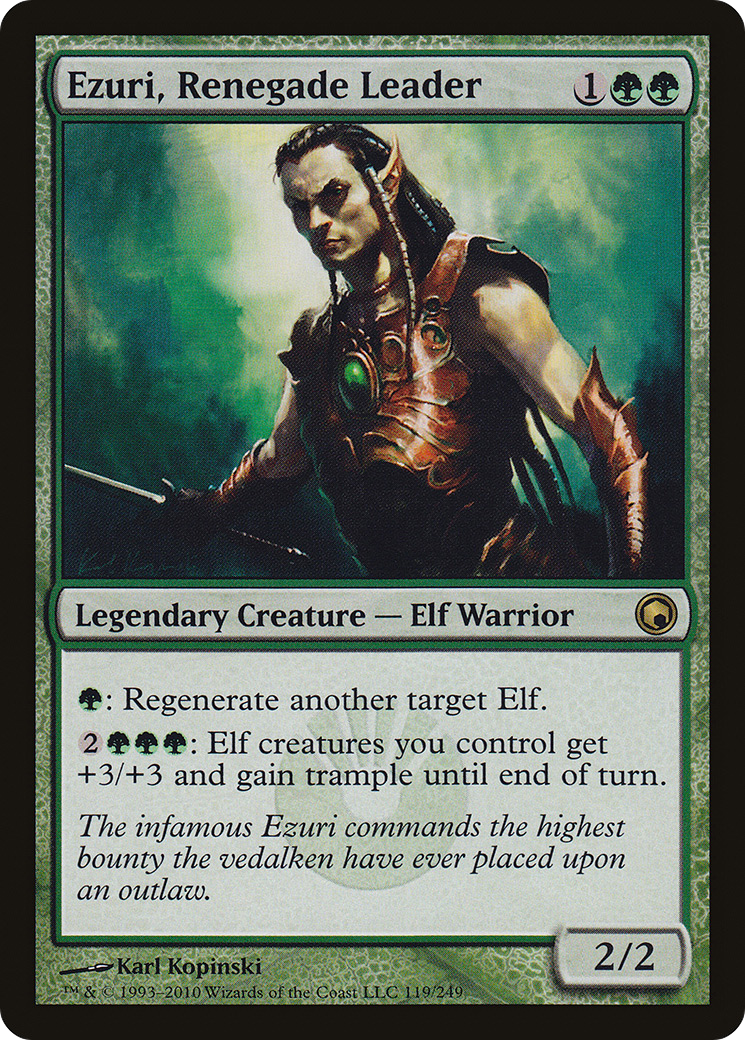 Ezuri, Renegade Leader (SOM-119) [Scars of Mirrodin]