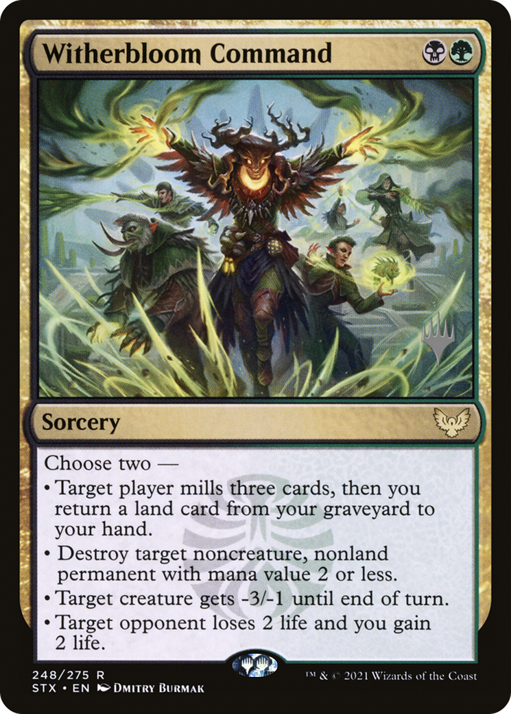 Witherbloom Command (PPSTX-248P) [Promo Pack: Strixhaven: School of Mages Promos]