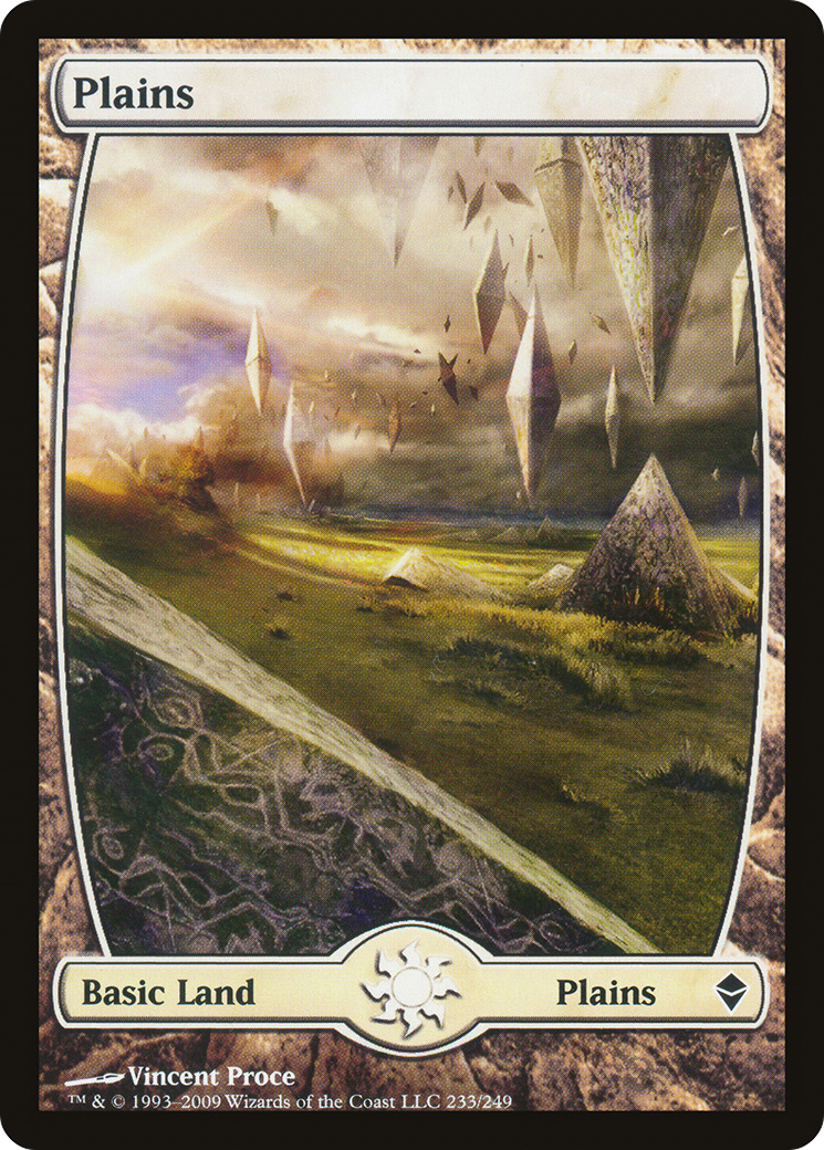 Plains (233) - Full Art (ZEN-233) [Zendikar]