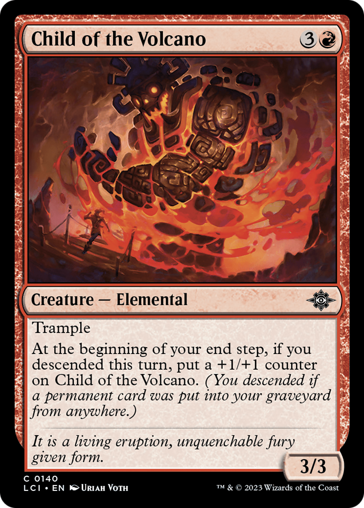 Child of the Volcano (LCI-140) [The Lost Caverns of Ixalan] Foil