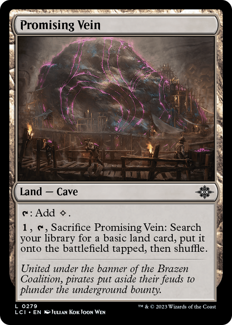 Promising Vein (LCI-279) [The Lost Caverns of Ixalan] Foil