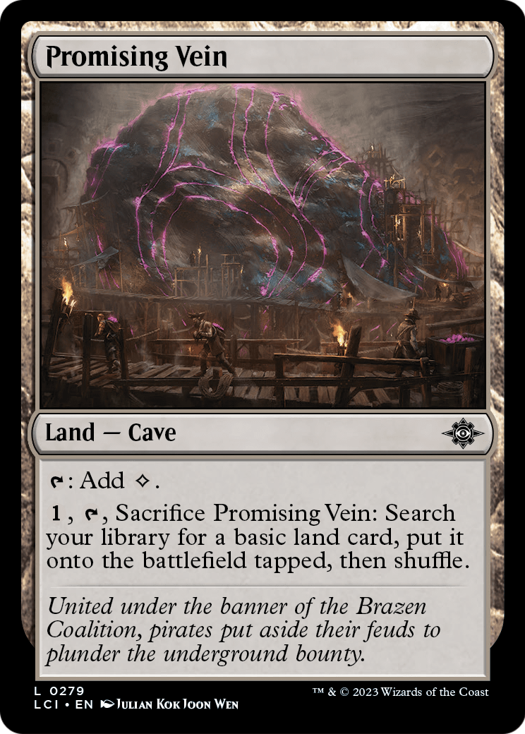 Promising Vein (LCI-279) [The Lost Caverns of Ixalan] Foil