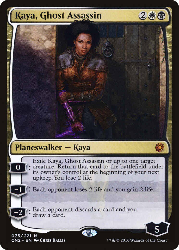 Kaya, Ghost Assassin (CN2-075) [Conspiracy: Take the Crown]