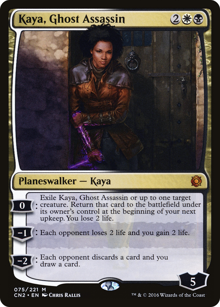 Kaya, Ghost Assassin (CN2-075) [Conspiracy: Take the Crown]