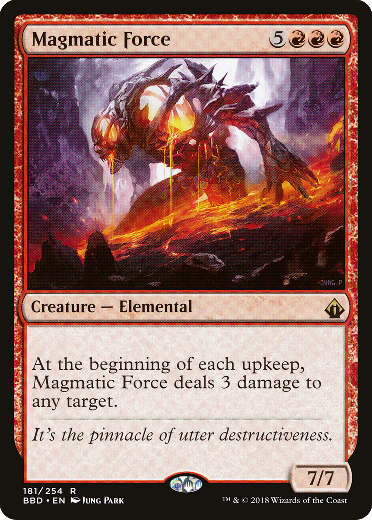 Magmatic Force (BBD-181) [Battlebond] Foil