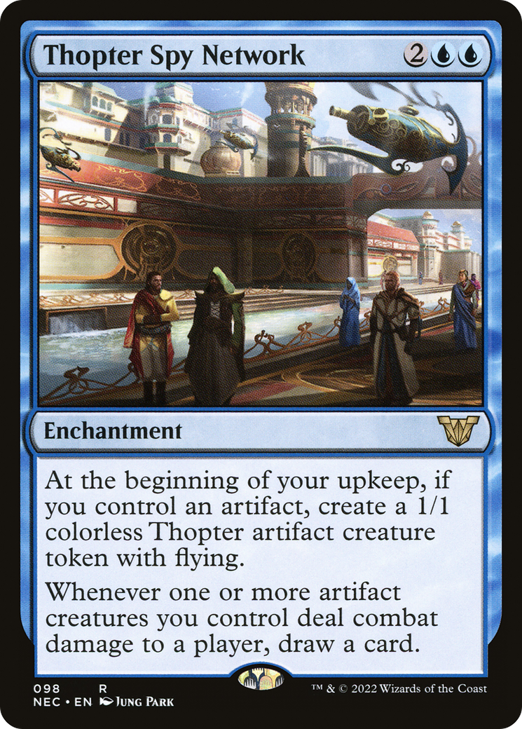 Thopter Spy Network (NEC-098) [Neon Dynasty Commander]