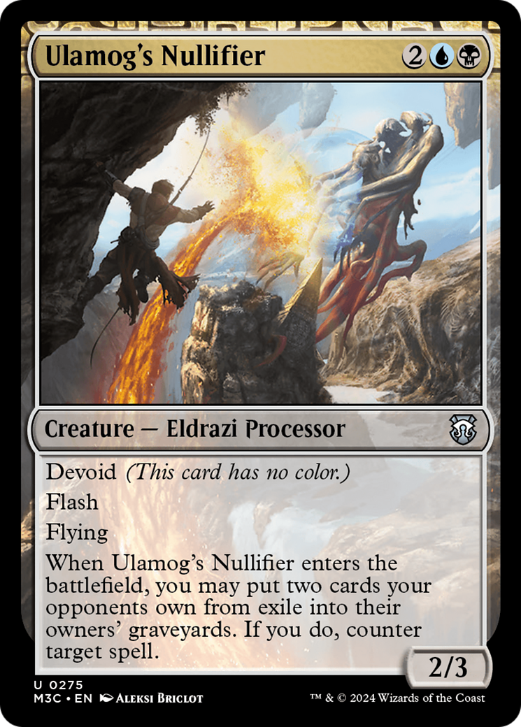 Ulamog's Nullifier (M3C-275) [Modern Horizons 3 Commander]: (devoid)