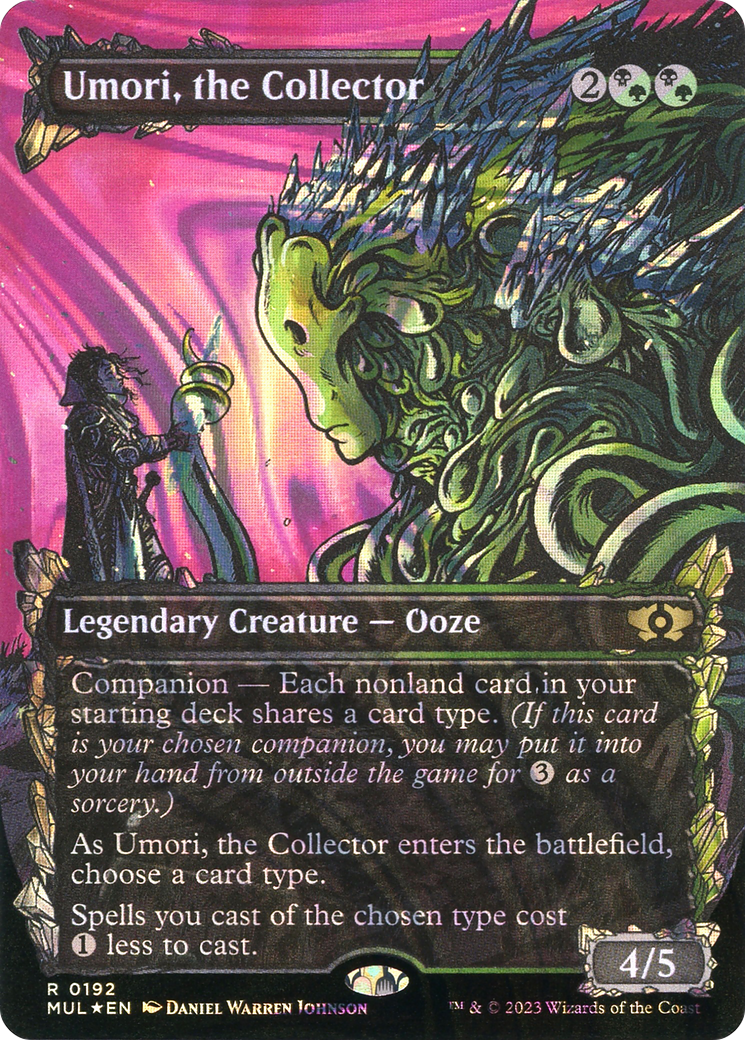 Umori, the Collector (MUL-192) [Multiverse Legends]: (Showcase) (Borderless) Foil